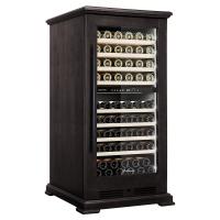 Винный шкаф в деревянном корпусе Meyvel MV99PRO-KBT2 цвет тёмный шоколад